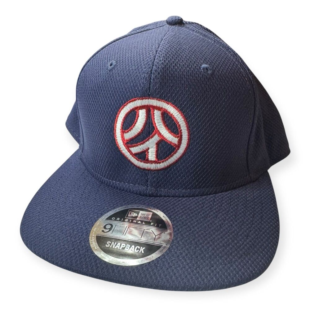 Maru-Hi‎ Navy Blue Snapback Hat Adjustable OSFM